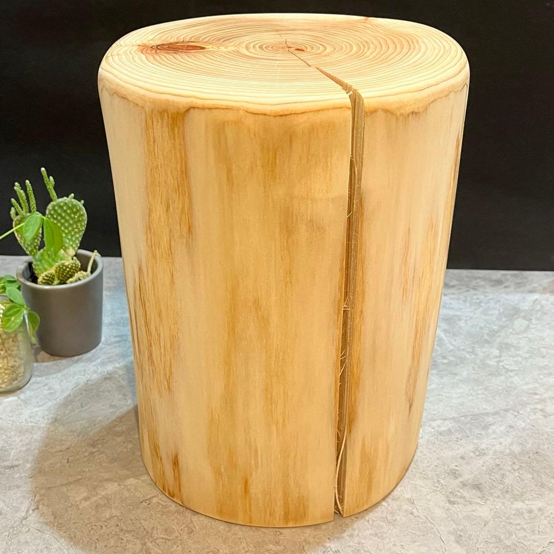 901 切り株　丸太　輪切り　スツール　丸太椅子　チェア　サイドテーブル　家具