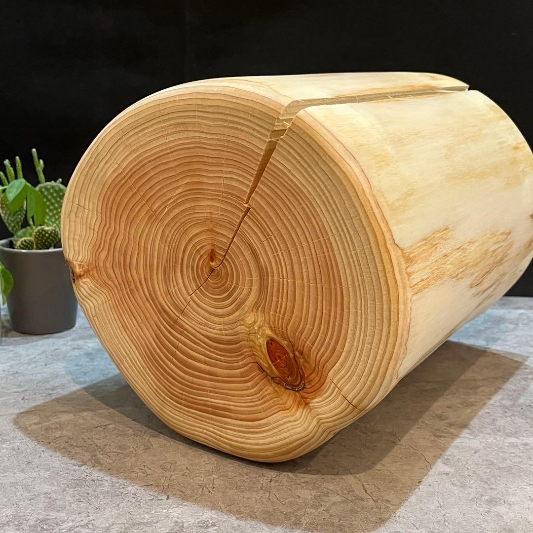 901 切り株　丸太　輪切り　スツール　丸太椅子　チェア　サイドテーブル　家具