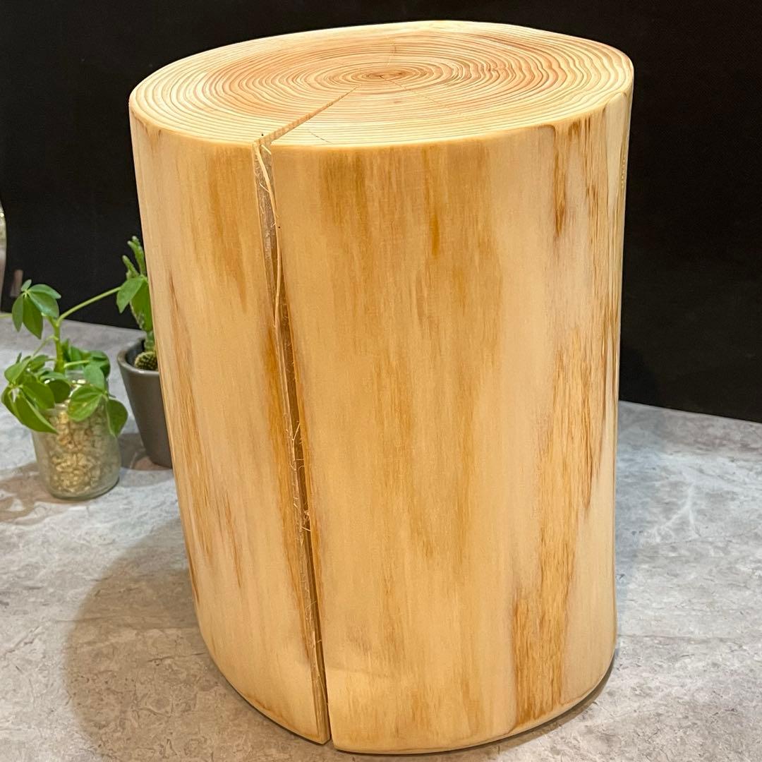 901 切り株　丸太　輪切り　スツール　丸太椅子　チェア　サイドテーブル　家具