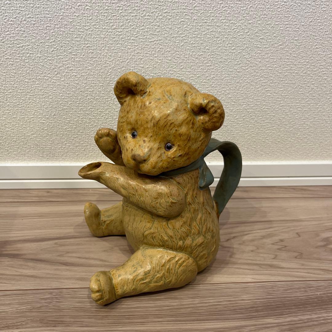 クマ型陶器ポット