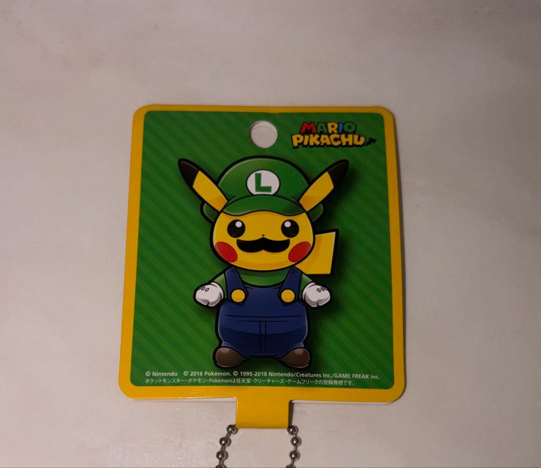 マスコット ルイージピカチュウ ポケモンセンター限定品