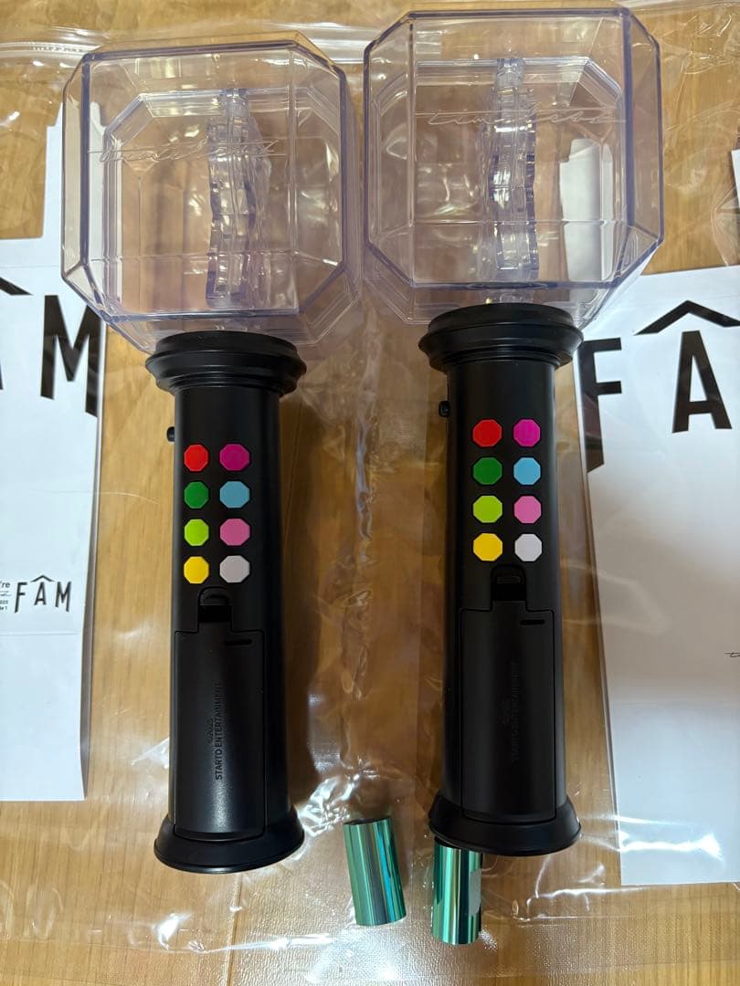 timelesz FAM ペンライト 2本セット 銀テープ付き
