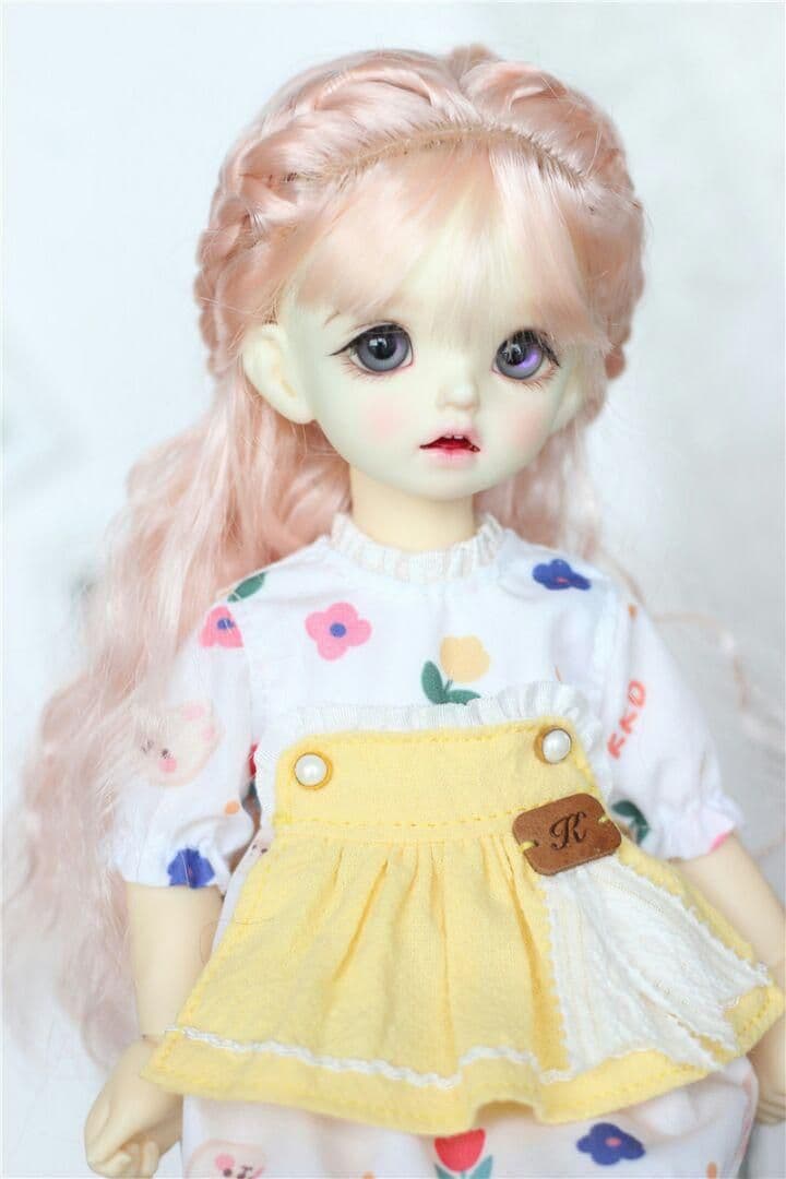 AS124 BJD 1/3 人形 ドール　用ウィッグ カツラ 耐熱 ハンドメイド