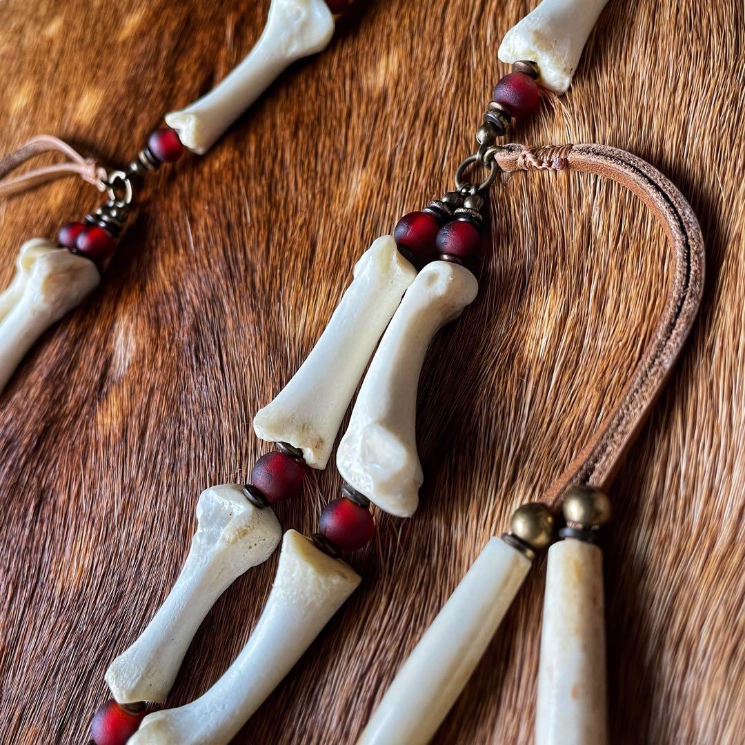 ネックレス・ペンダント Bone craft / three finger bear claw