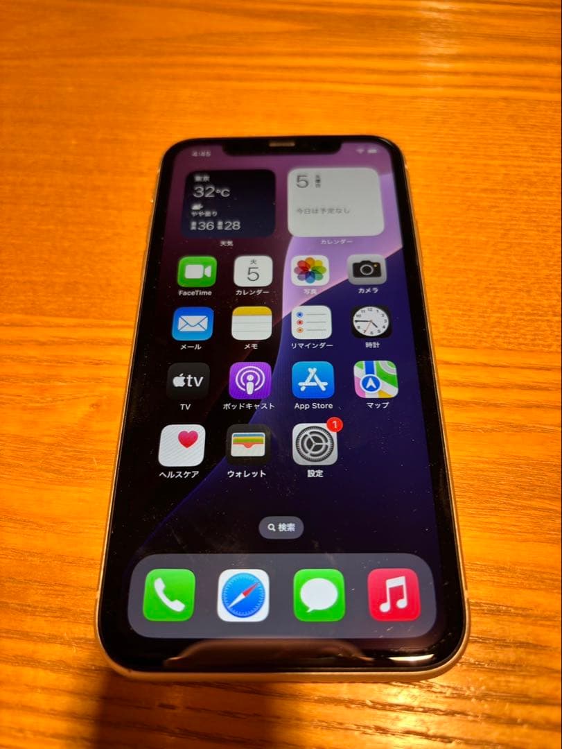 iPhone 11 ホワイト本体　128GB ジャンク