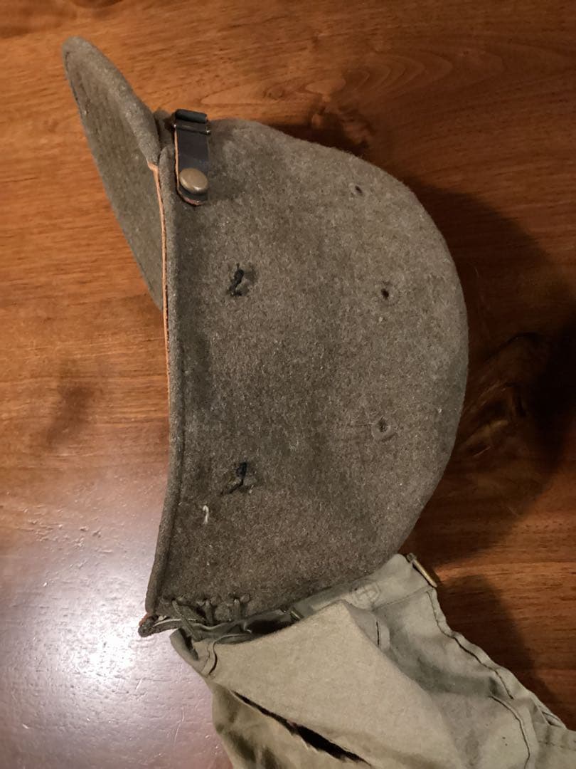 日本軍　鉄ヘル　陸軍帽子　セット