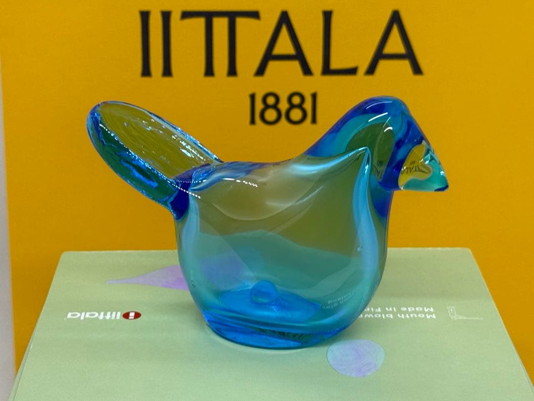 イッタラ　バード バイ トイッカ シエッポ スカイブルー・アップルグリーン