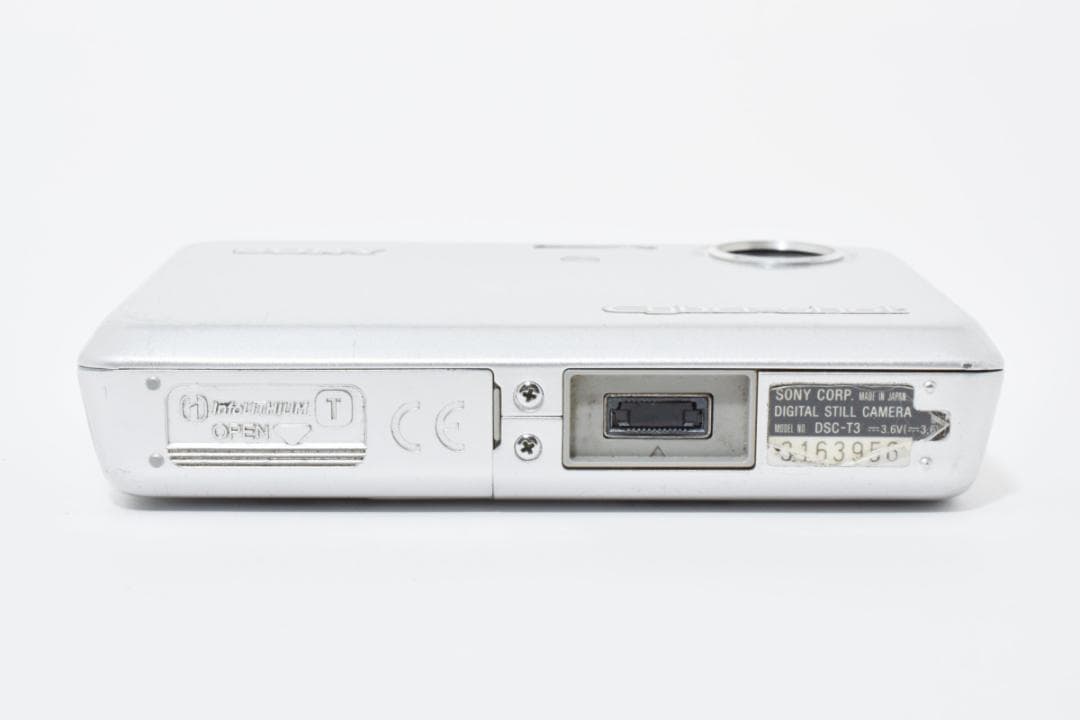 【美品】SONY Cyber-shot DSC-T3 シルバー　動作確認済