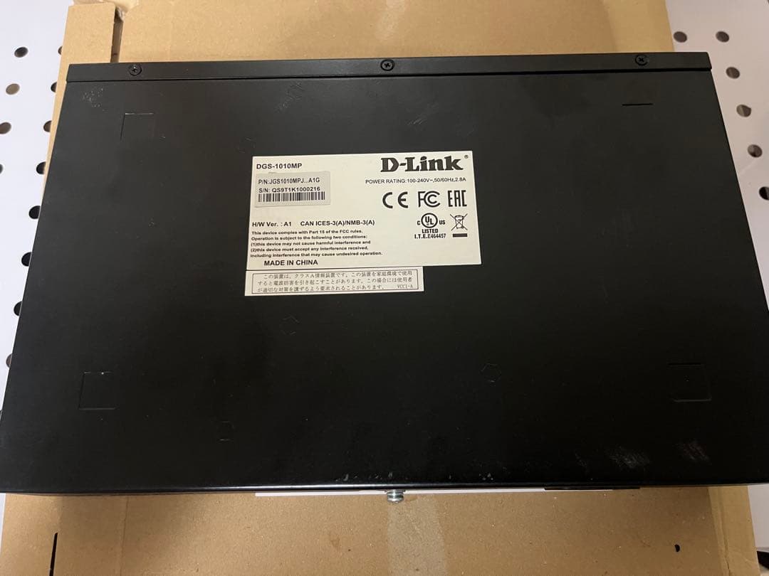D-Link DGS-1010MP スイッチングハブ
