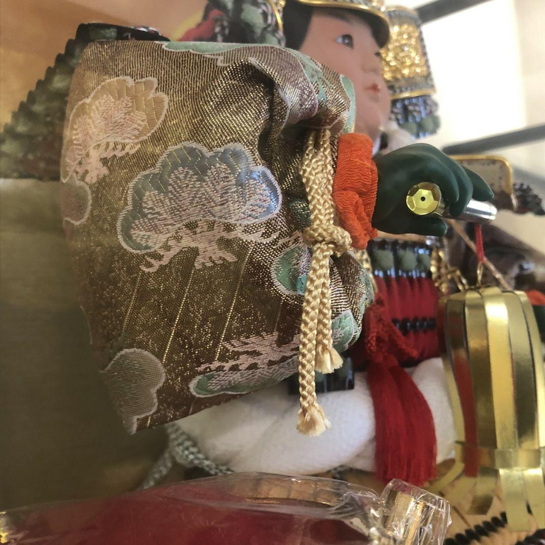 ［コロナ応援特価！］子供大将ガラスケース飾りオルゴール三宝付