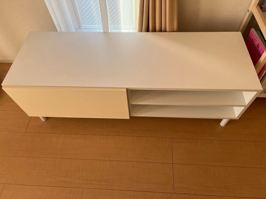 新生活にオススメ 韓国インテリア romnテレビボード ホワイトクリーム