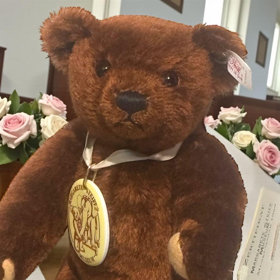 シュタイフ ミュージアム ベア ペンダント 専用ダンボール 紙タグ テディベア