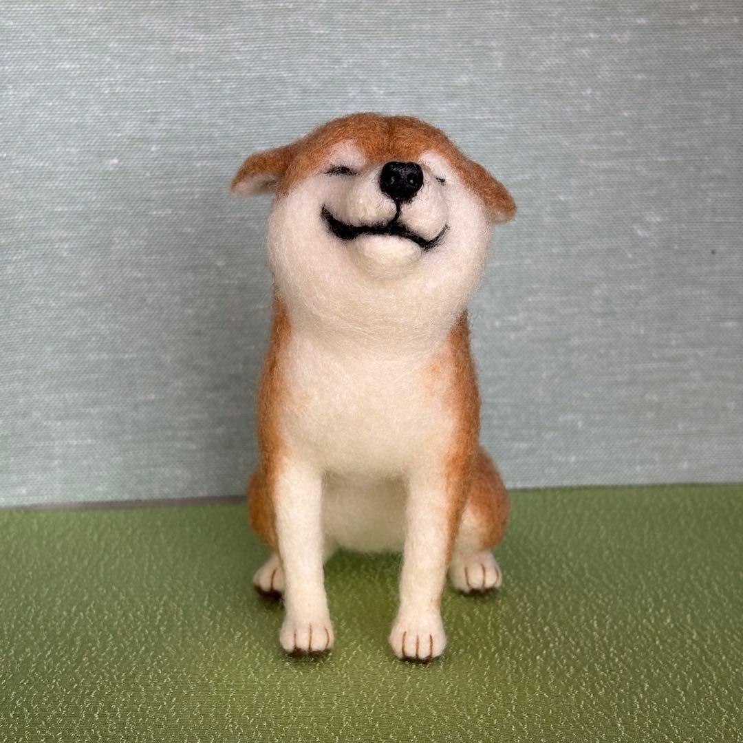 柴犬　羊毛フェルト　ハンドメイド　No. 98
