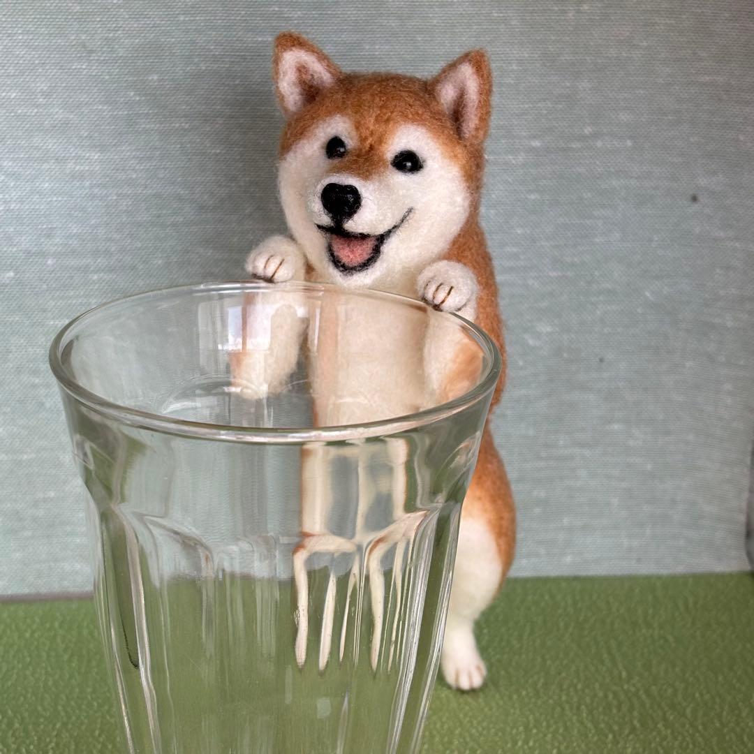 柴犬　羊毛フェルト　ハンドメイド　No. 98