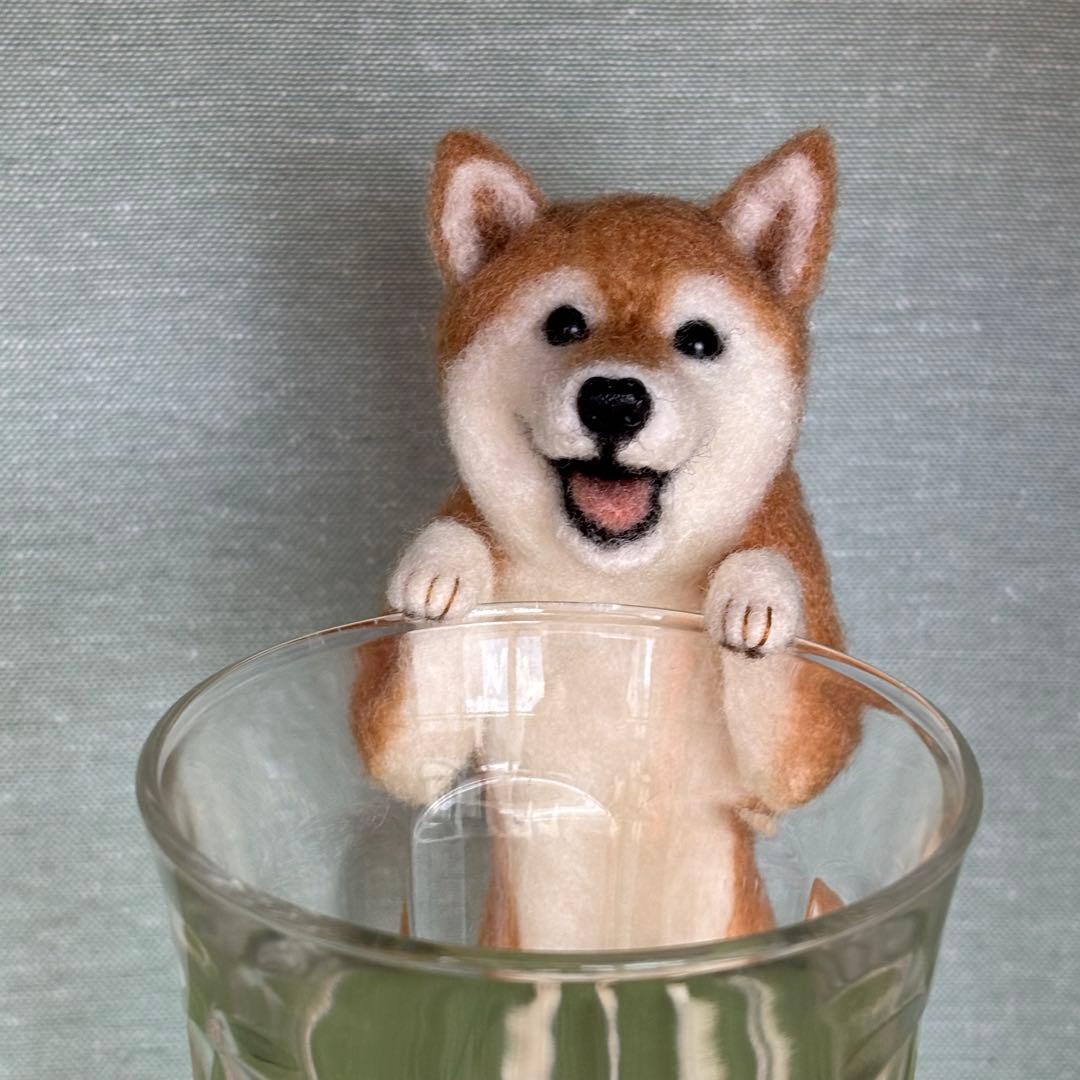 柴犬　羊毛フェルト　ハンドメイド　No. 98