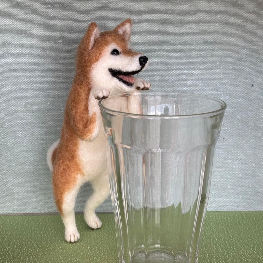 柴犬　羊毛フェルト　ハンドメイド　No. 98