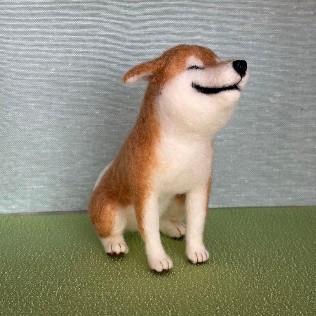 柴犬　羊毛フェルト　ハンドメイド　No. 98