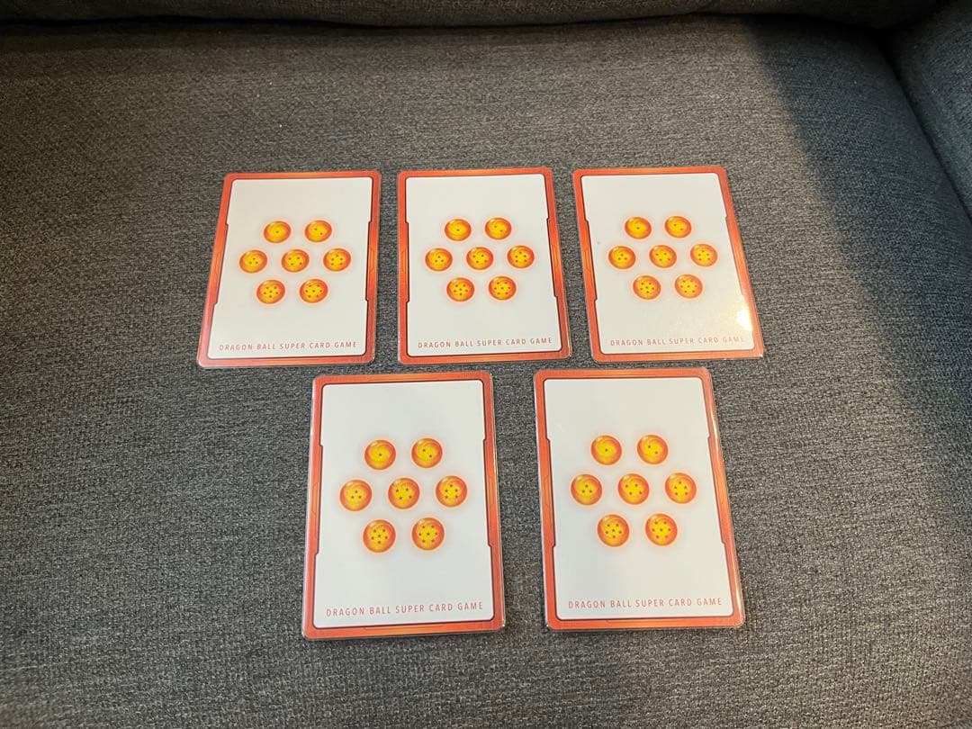 ドラゴンボール エナジーマーカー 5枚セット銀