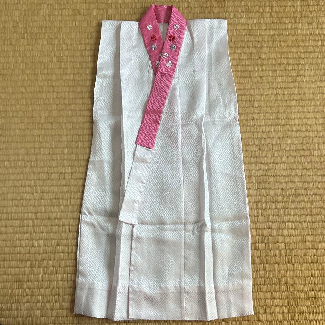 七五三 3歳 着物 被布 絹 三歳 赤 ピンク 753 子供着物