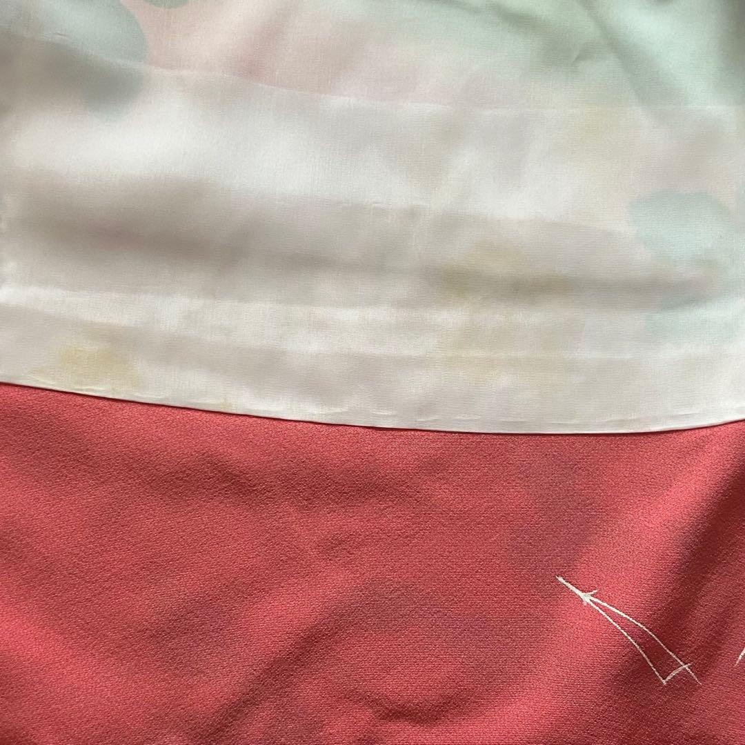 七五三 3歳 着物 被布 絹 三歳 赤 ピンク 753 子供着物