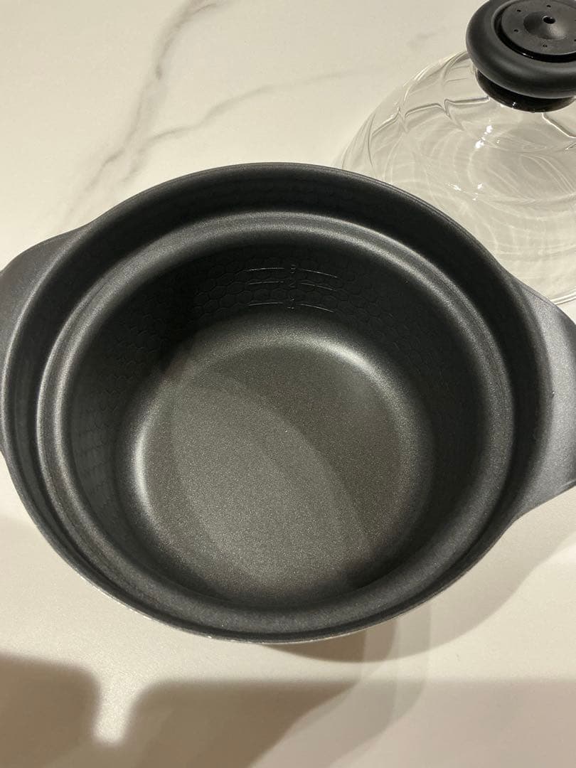 HARIO フタがガラスのIH対応 ご飯釜 雪平鍋