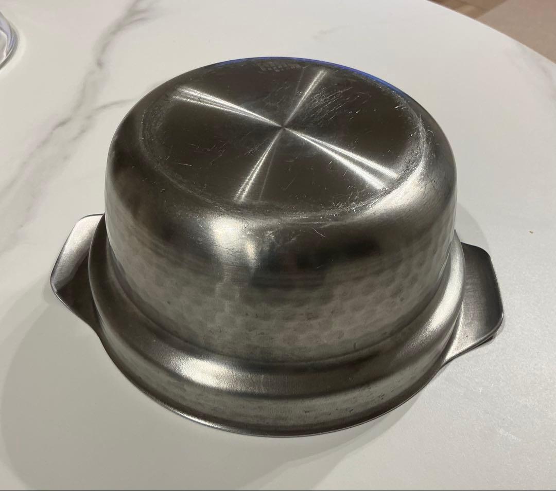 HARIO フタがガラスのIH対応 ご飯釜 雪平鍋