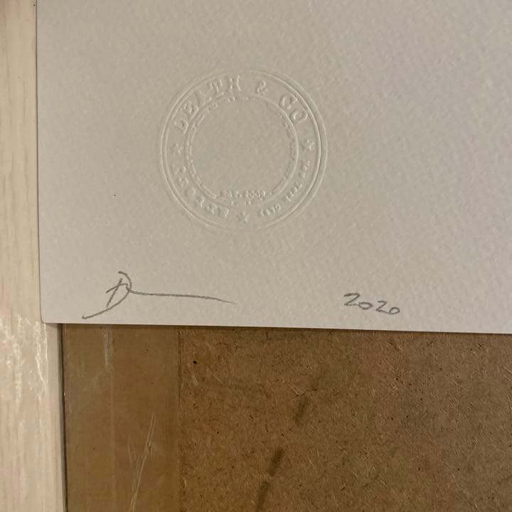 世界100枚限定　deathNYC ウォール街アート版画