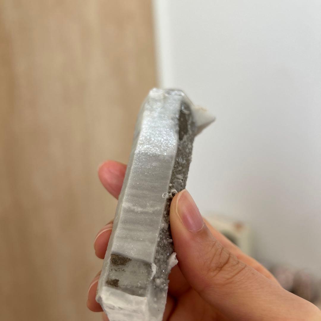 内モンゴル産 カルサイトクォーツ 天然石 レア 置物