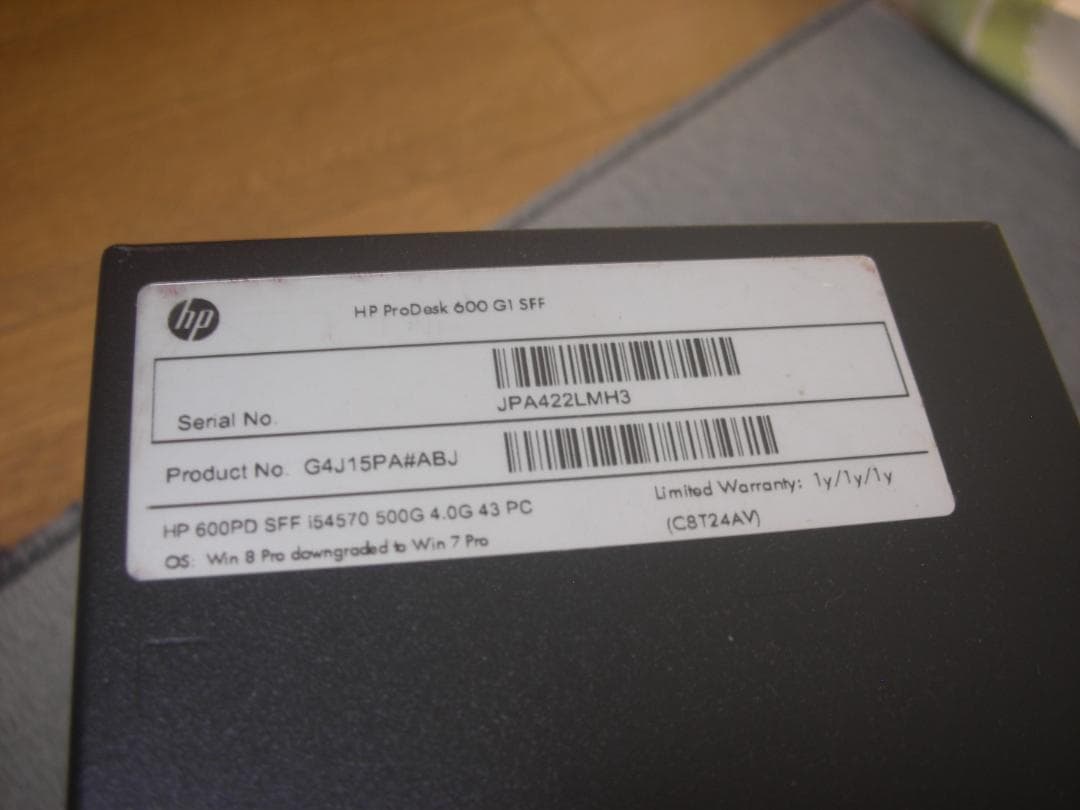 Windowsデスクトップ HP ProDesk600G1 win11 office365 SSD HDD