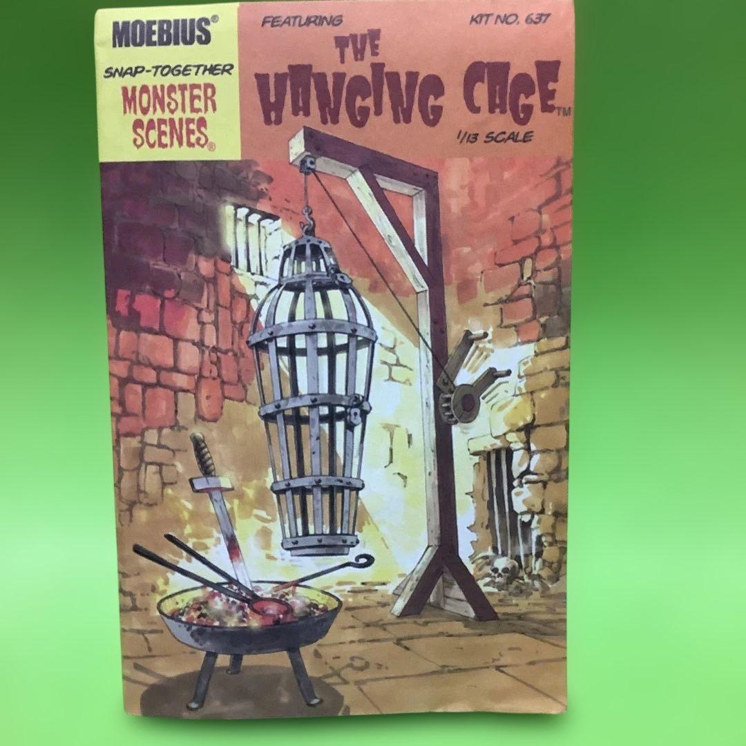 オーロラプラモデル★復刻版★メビウス★モンスターシーン★ハンギングケージ★拷問具