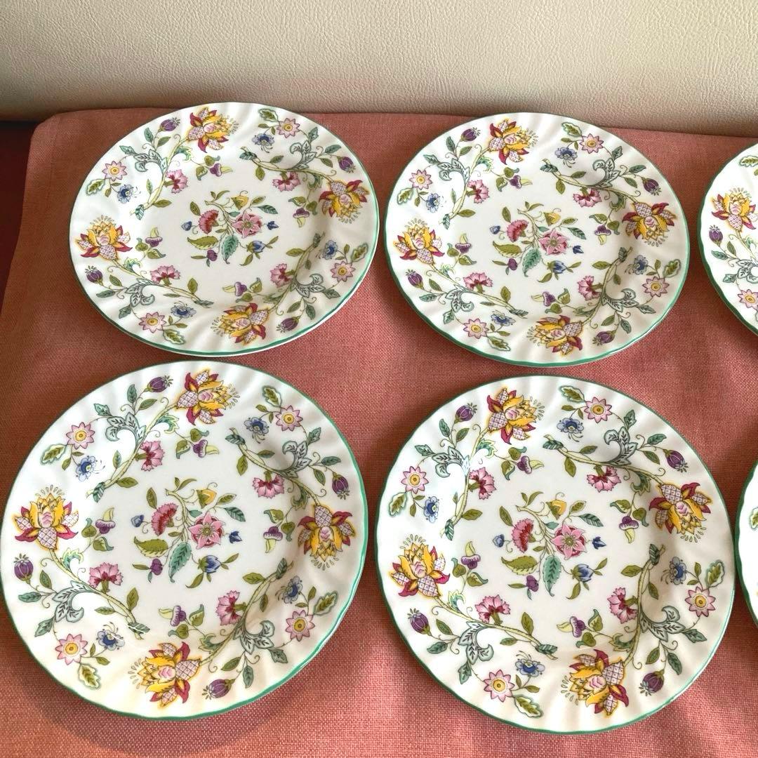 MINTON ミントン　ハドンホール　ケーキ皿6枚セット