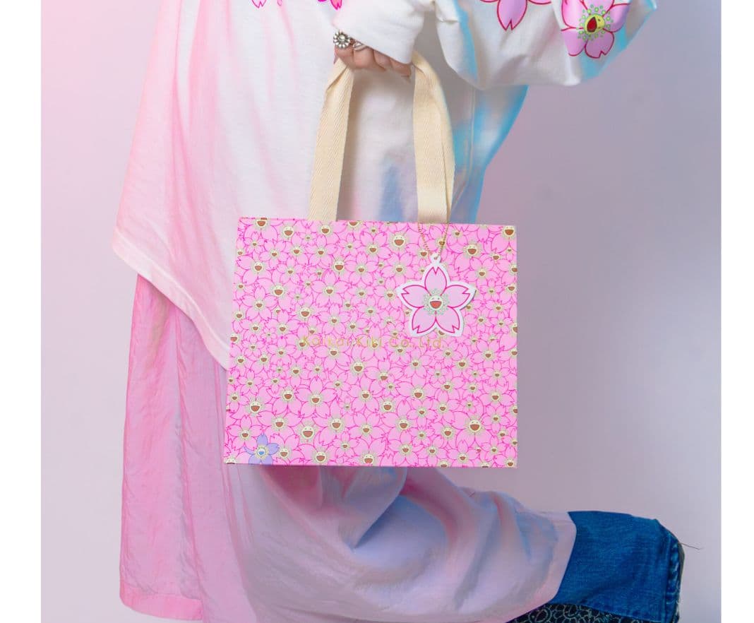 ★桜祭り期間限定ショッパー付き★　村上隆　桜　キーチェーン　カイカイキキ