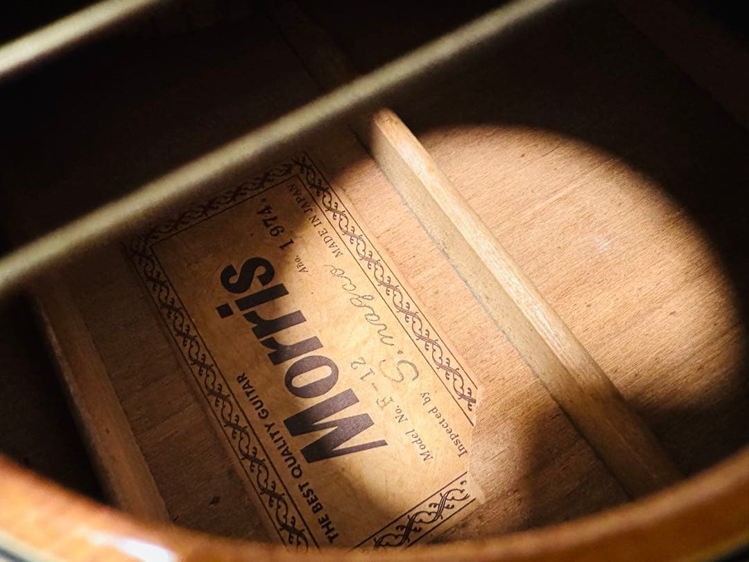 Morris F-12 フォークギター 1974年製