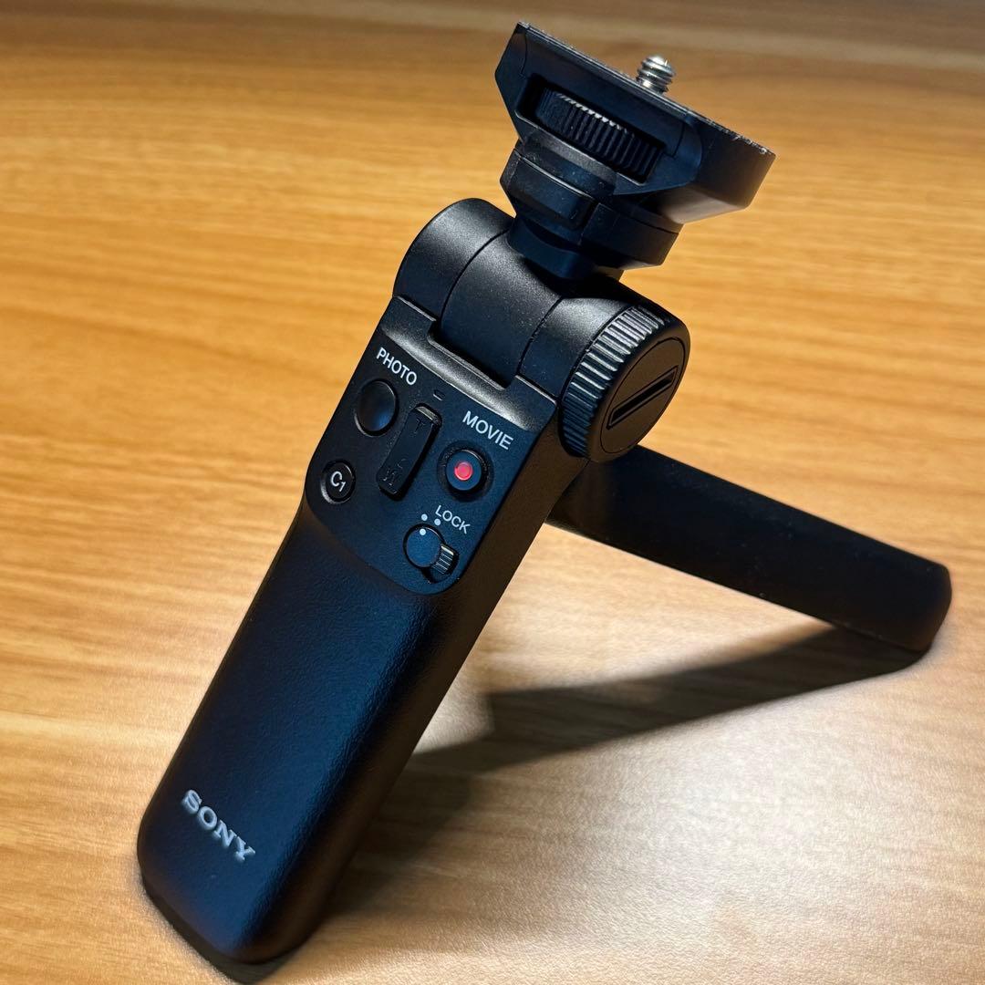 【美品】SONY VLOGCAM ZV-1本体+シューティンググリップ