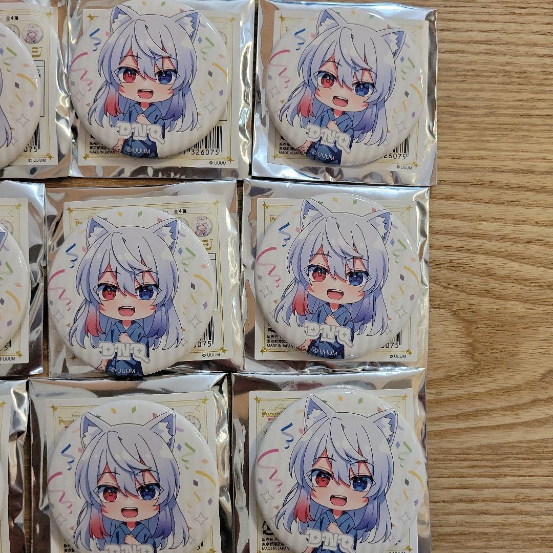 ☆④どぬく　缶バッジ　ぷぴぱ　プレミアムピーチパーティ　カラフルピーチ　からぴち