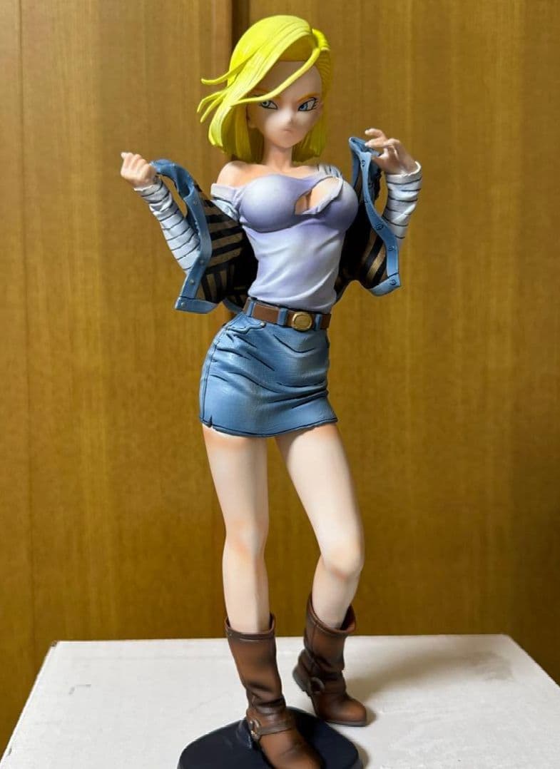 ドラゴンボール 人造人間18号 フィギュア リペイント グリッター&グラマラス