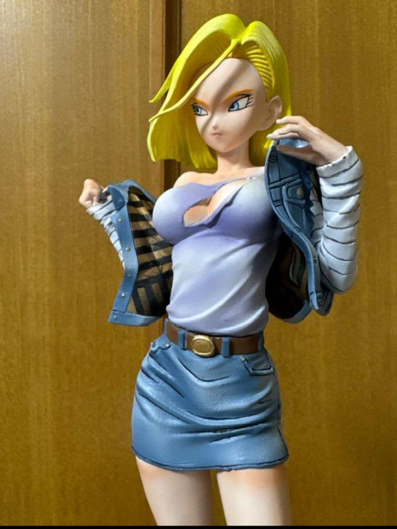 ドラゴンボール 人造人間18号 フィギュア リペイント グリッター&グラマラス