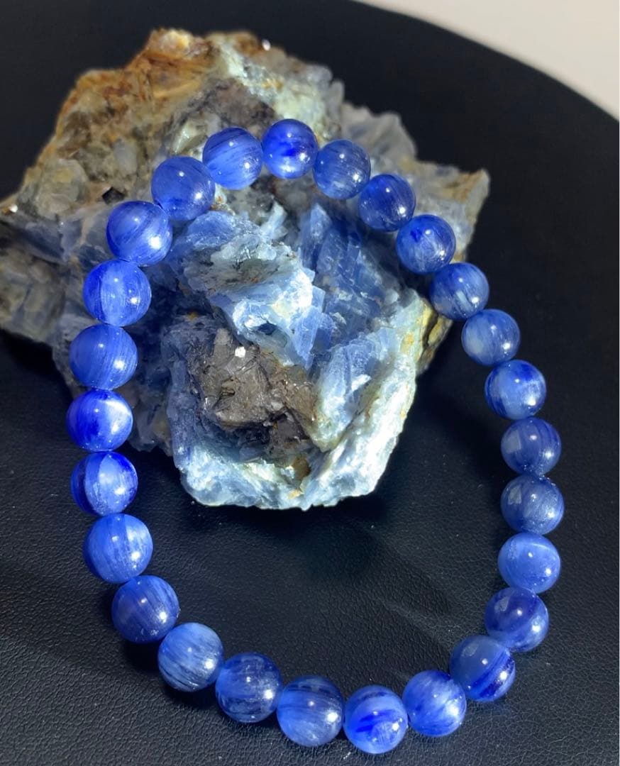 ⭐️高品質⭐️カイヤナイト　ブレスレット 染色無し