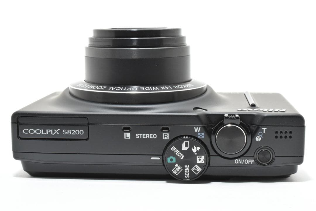 ニコン COOLPIX S8200 コンパクトデジタルカメラ ブラックNikon