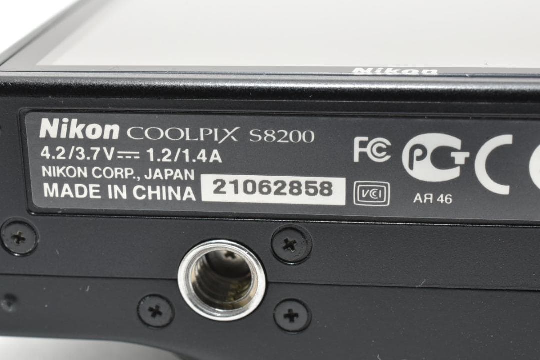 ニコン COOLPIX S8200 コンパクトデジタルカメラ ブラックNikon