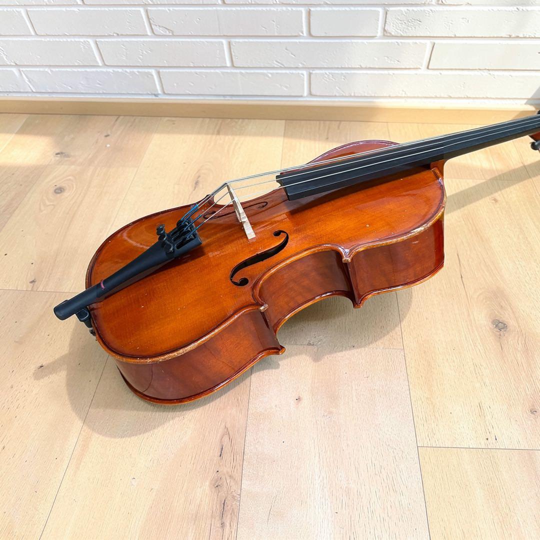 音出し確認済み✨ スズキ チェロ No.73 1/10 2007年 杉藤弓付