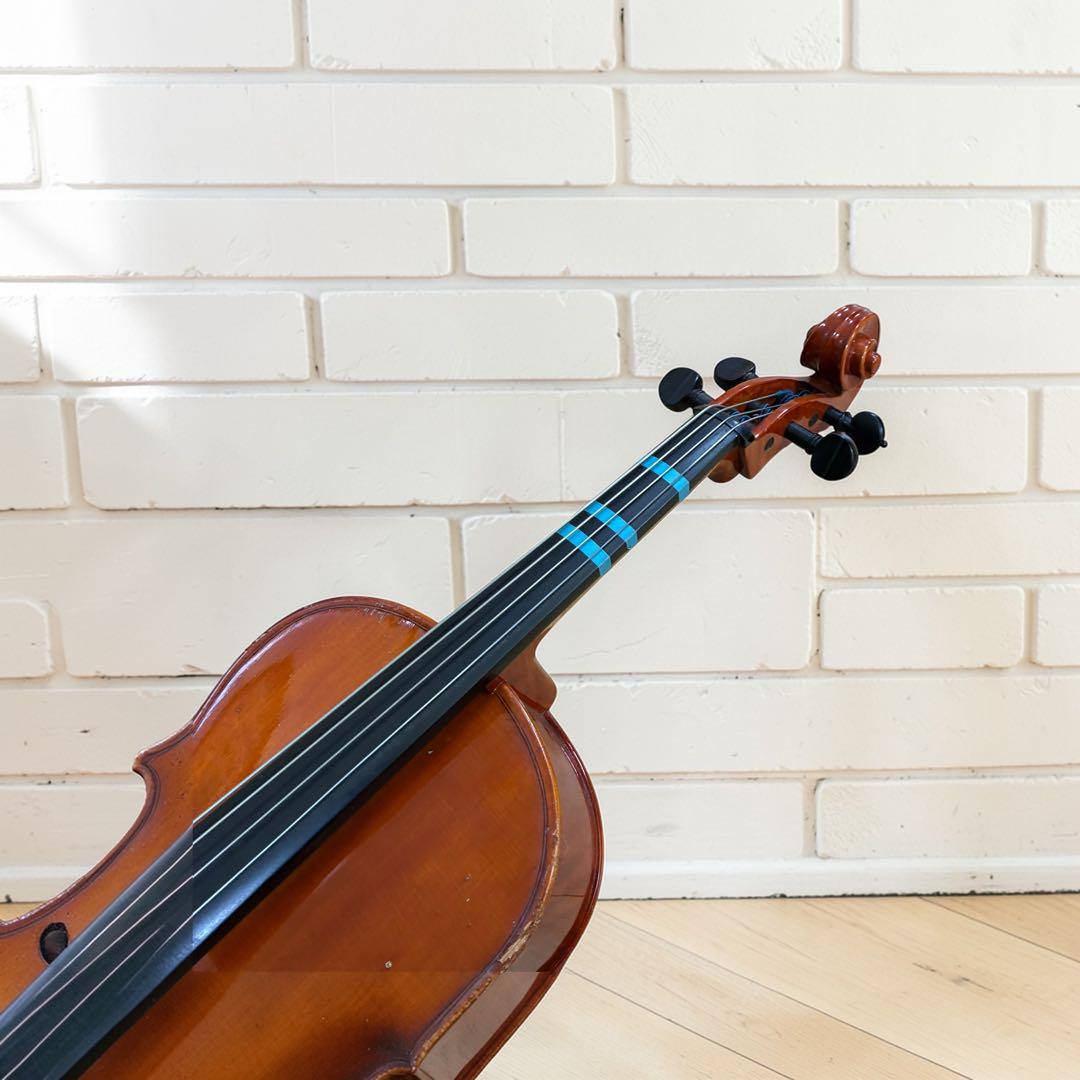 音出し確認済み✨ スズキ チェロ No.73 1/10 2007年 杉藤弓付