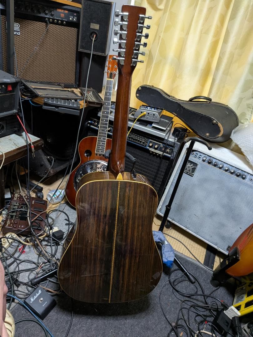 YD302 12　ブランコにSUB弦　調整済は生音・アンプ音　調整済は動画で！