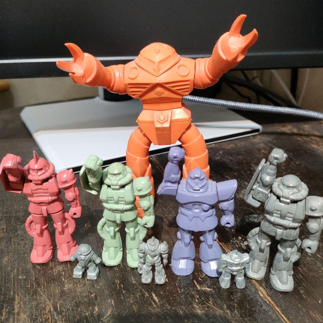 検索　ガンダム　消し　ダイキャスト　金属製　パチ　クローバー　昭和　当時