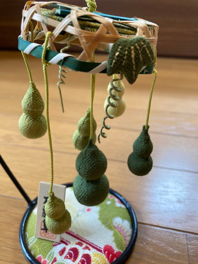 ちりめん細工　縁起　置物　4点セット