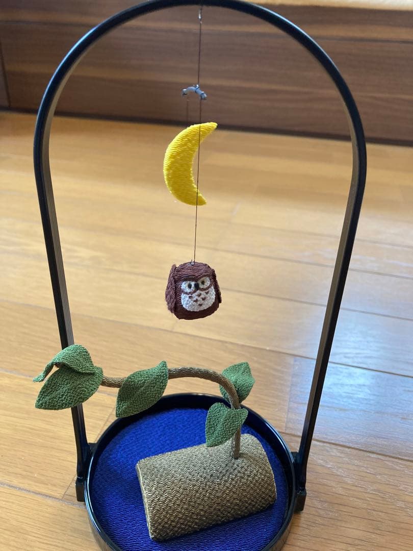 ちりめん細工　縁起　置物　4点セット