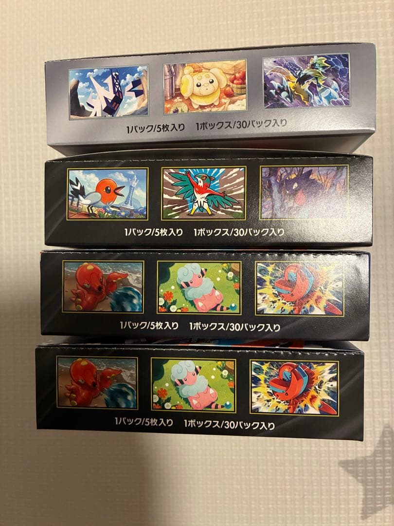 ポケモン 4BOXまとめ売り ニンジャスピナー×2 ムニキスゼロ ステラミラクル