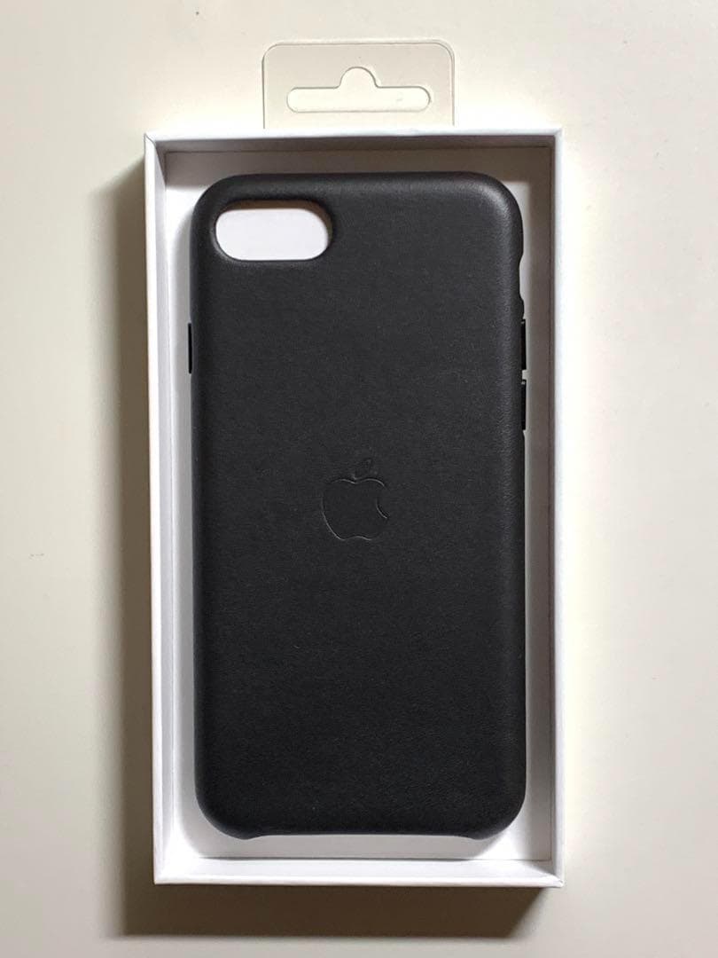 【新品】純正 iPhone 7 / 8 / SE レザーケース・ブラック②