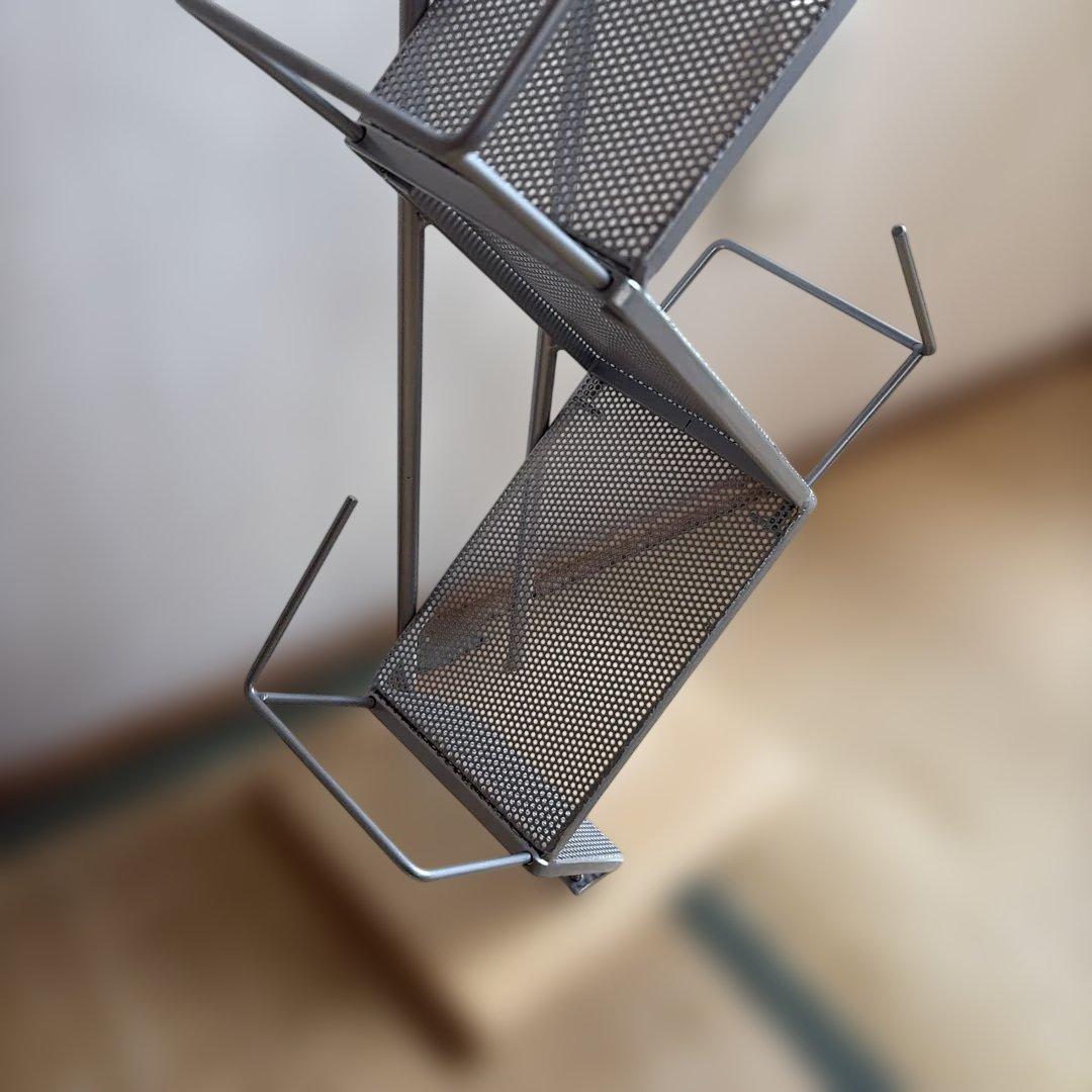 90s ポストモダン wave マガジン・CDラック 収納 ヴィンテージ レトロ