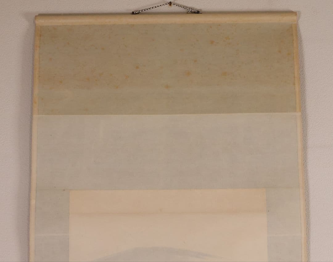 【真作】臨済宗国泰寺派管長 稲葉心田 達磨 不倒翁 画賛 紙本 掛軸 MB224